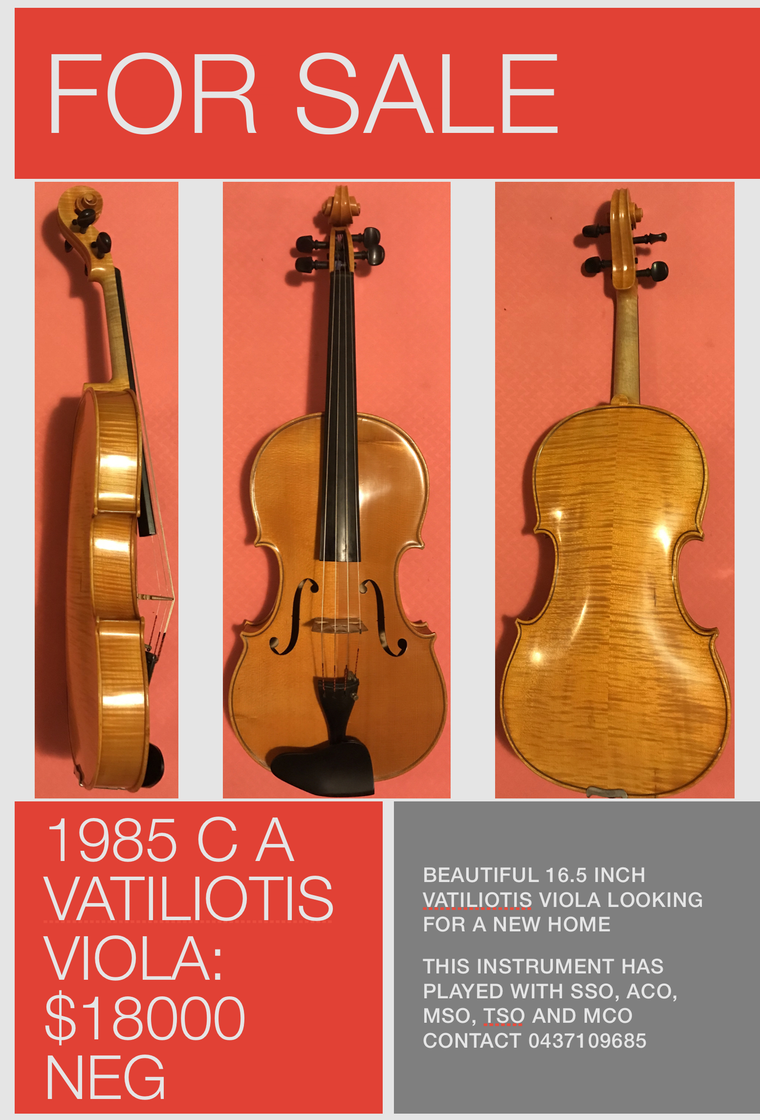 1985 C A vatiliotis viola AUSTA